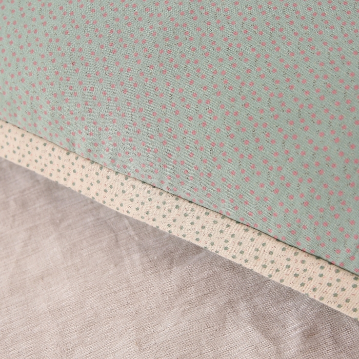 91家纺网 家纺一手货源 找家纺 珍贝家纺 2025新款A类全棉双层纱荞麦枕-蝶舞 蝶舞-绿色