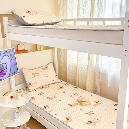 91家纺网 家纺一手货源 找家纺 （总）川悦生活 2025新款小阪凉感丝印花凉席-学生床