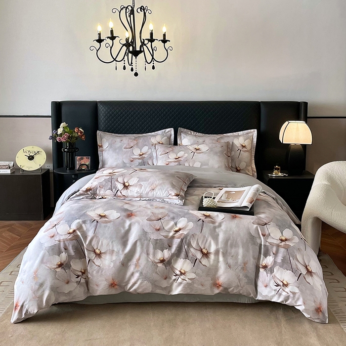 91家纺网 家纺一手货源 找家纺 金纱玉纺家纺 2025新款全棉13376数码印花四件套（礼盒包装）486A2