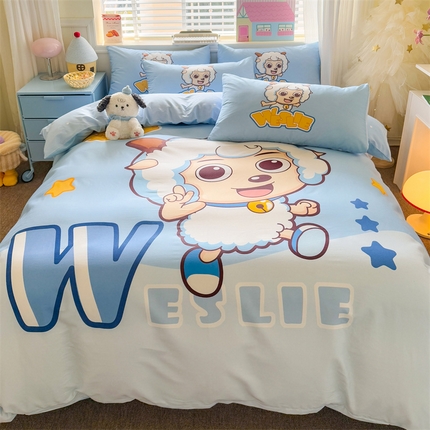 91家纺网 家纺一手货源 找家纺 （总）名兮家居 2025新款大版全棉经典奥特曼-三丽鸥-迪士尼四件套【含防伪标】