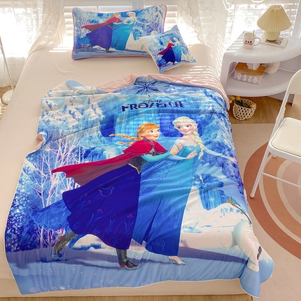 ds生活馆 2025新款A类大版卡通凉感丝夏被 冰雪奇缘