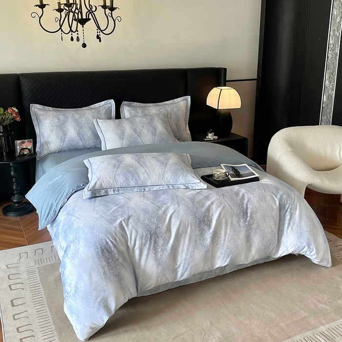 91家纺网 家纺一手货源 找家纺 金纱玉纺家纺 2025新款全棉13376数码印花四件套（礼盒包装）272A1