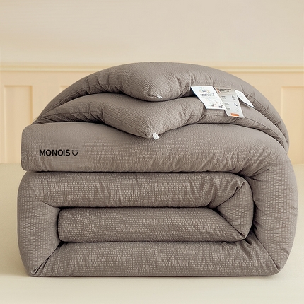 91家纺网 家纺一手货源 找家纺 （总）好尚居 2025新款拼色超柔云感大豆被被子被芯