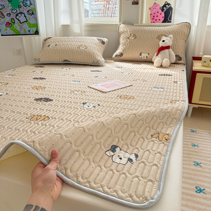 91家纺网 家纺一手货源 找家纺 （总）慕尚家纺 2025新款小清新凉感丝乳胶席