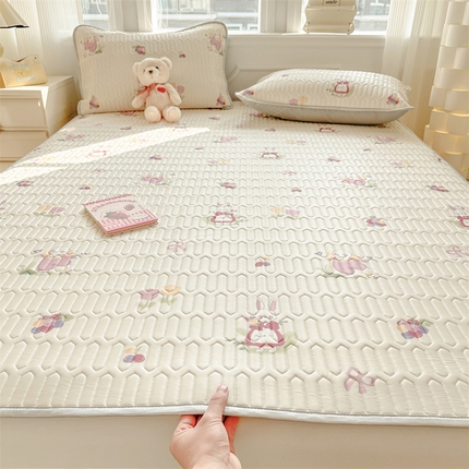 91家纺网 家纺一手货源 找家纺 （总）慕尚家纺 2025新款小清新凉感丝乳胶席