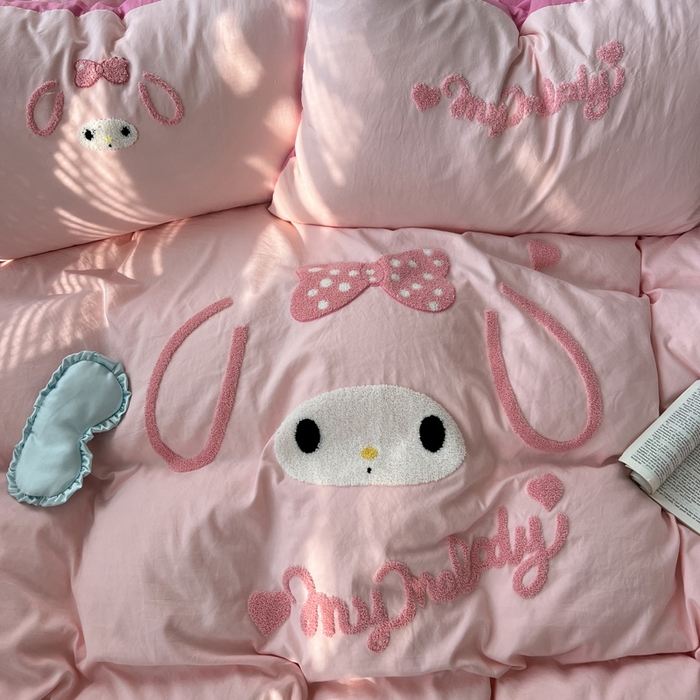 91家纺网 家纺一手货源 找家纺 （总）优色良品家纺 2025新款110克超柔水洗棉卡通毛巾绣四件套