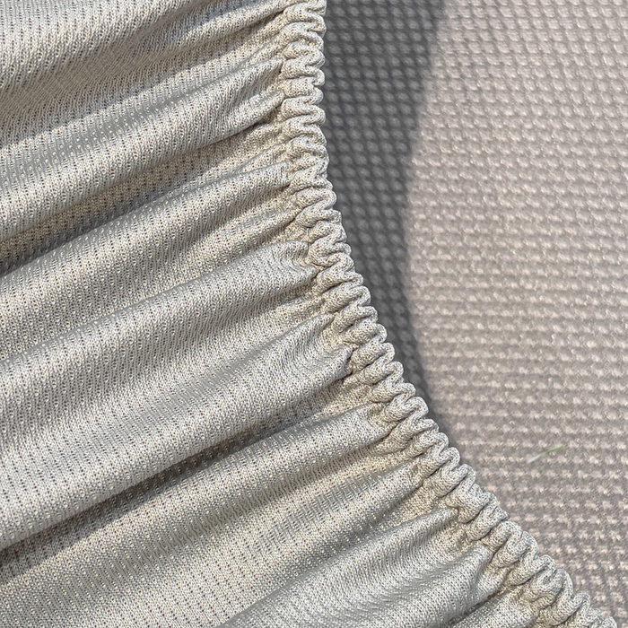 91家纺网 家纺一手货源 找家纺 富馨莱 2025新款A类480克PE凉感凉豆豆凉席三件套和单件床笠款 熊猫嘟嘟-灰