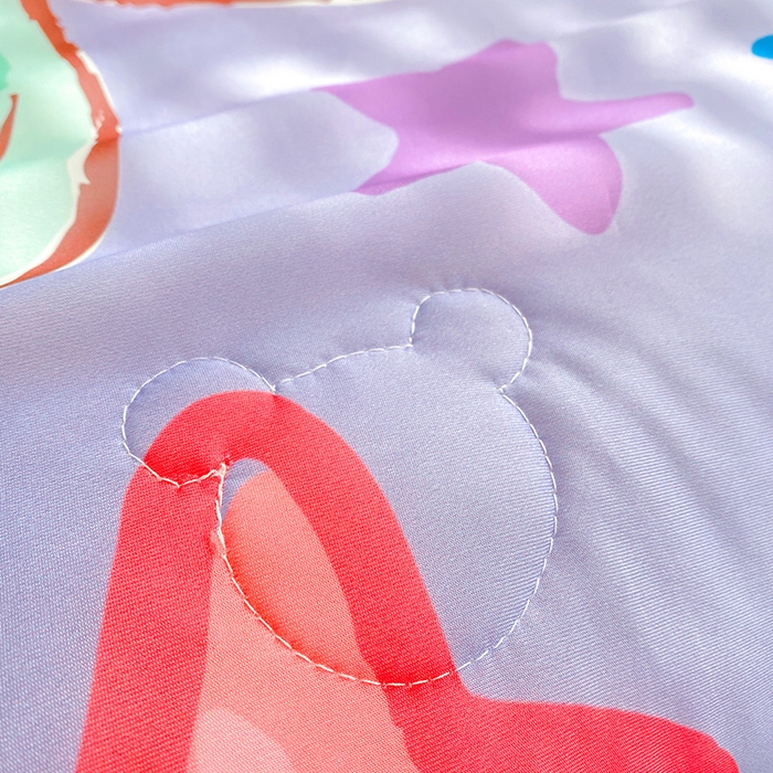 91家纺网 家纺一手货源 找家纺 ds生活馆 2025新款A类大版卡通凉感丝夏被 爱丽儿