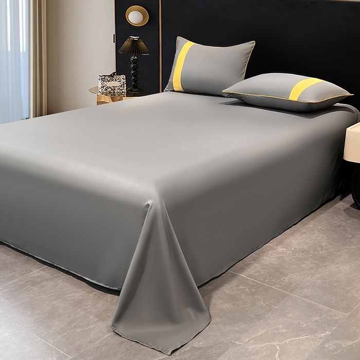 91家纺网 家纺一手货源 找家纺 梦舒羽 2025新款清凉舒适水洗冰丝双拼亮钻夏被 双拼亮钻太空灰