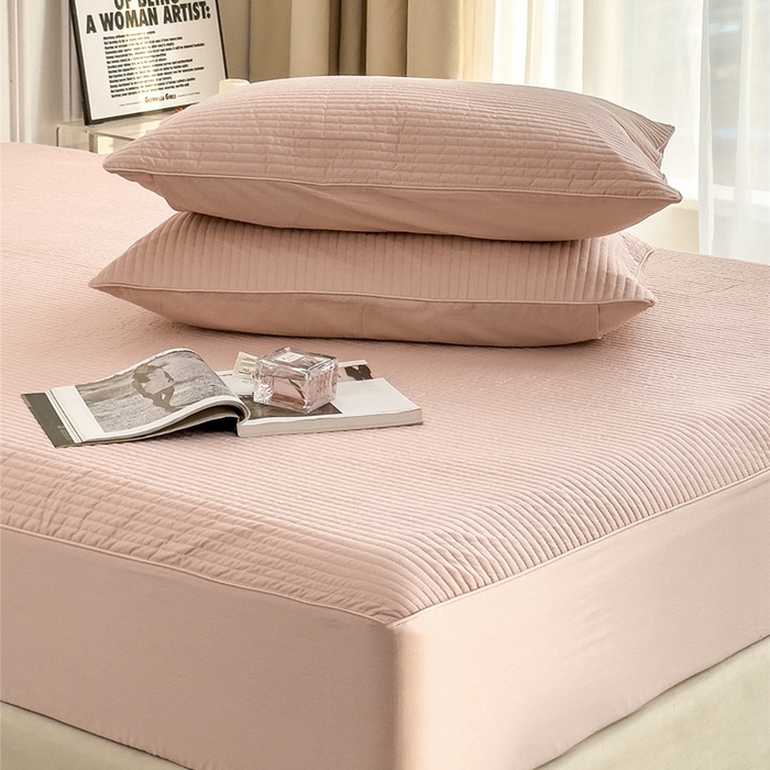 91家纺网 家纺一手货源 找家纺 （总）法芙娜家纺 全棉40S斜纹13372水洗棉床笠床垫褥子