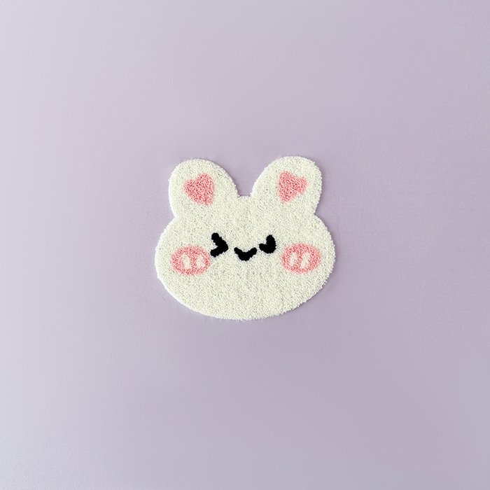 91家纺网 家纺一手货源 找家纺 澳梵家居 2025新款A类全棉毛巾绣床笠 兔兔-紫