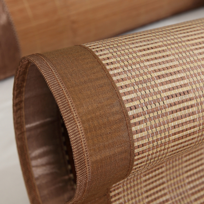 91家纺网 家纺一手货源 找家纺 （总）新月家纺（锦威郎） 2025新款凉爽亲肤碳化双面席竹席