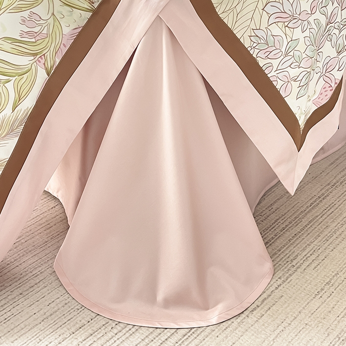 91家纺网 家纺一手货源 找家纺 2025高端轻奢A类母婴级天丝棉全工艺刺绣四件套纯棉全棉高端春夏季丝滑裸睡床上用品  苏茵