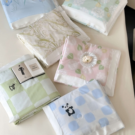 91家纺网 家纺一手货源 找家纺 （总）茧羽世家 2025新款天丝银萃沁氧抗菌系列夏被子被芯