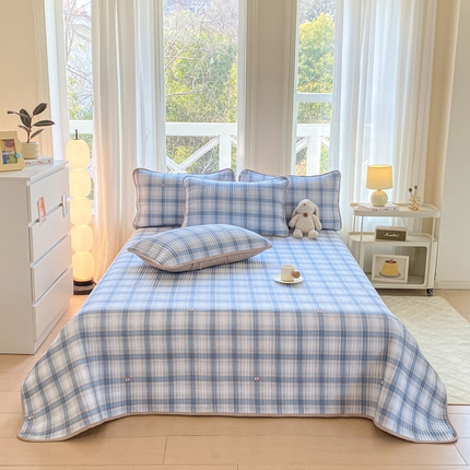 91家纺网 家纺一手货源 找家纺 （总）源舍家纺 2025新款亲肤舒适水洗棉夹棉单床盖