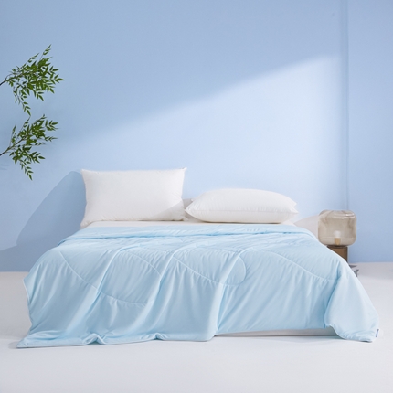 91家纺网 家纺一手货源 找家纺 （总）库里梦家纺 2025新款A类母婴级礼盒装深海水藻凉感被夏被