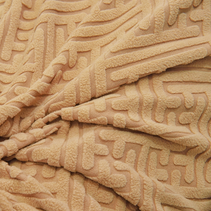 91家纺网 家纺一手货源 找家纺 （总）启博家纺 2025新款磨毛提花毛毛虫沙发套