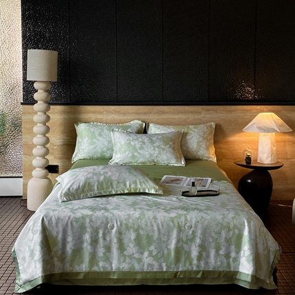 91家纺网 家纺一手货源 找家纺 （总）佳品居 2025新款直播水洗天丝夏被冰丝夏凉被空调被四件套