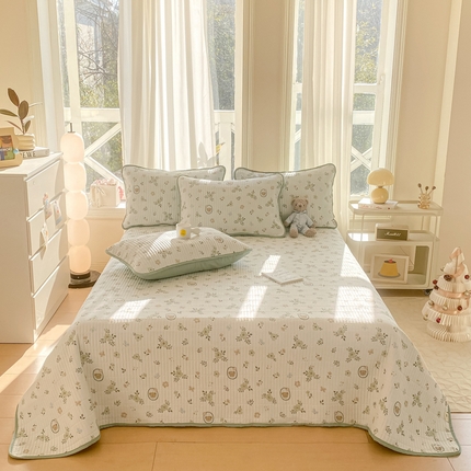 91家纺网 家纺一手货源 找家纺 （总）源舍家纺 2025新款亲肤舒适水洗棉夹棉单床盖