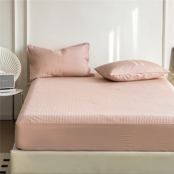 91家纺网 家纺一手货源 找家纺 （总）法芙娜家纺 全棉40S斜纹13372水洗棉床笠床垫褥子