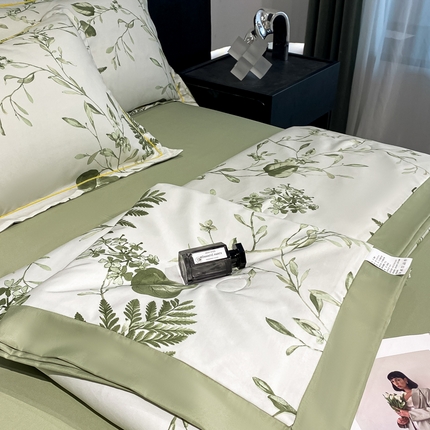 91家纺网 家纺一手货源 找家纺 （总）佳品居 2025新款直播水洗天丝夏被冰丝夏凉被空调被四件套