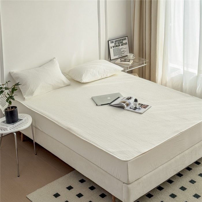 91家纺网 家纺一手货源 找家纺 （总）法芙娜家纺 全棉40S斜纹13372水洗棉密道床垫