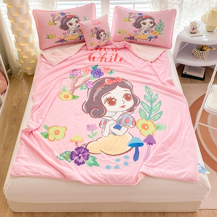 ds生活馆 2025新款A类大版卡通凉感丝夏被 白雪公主