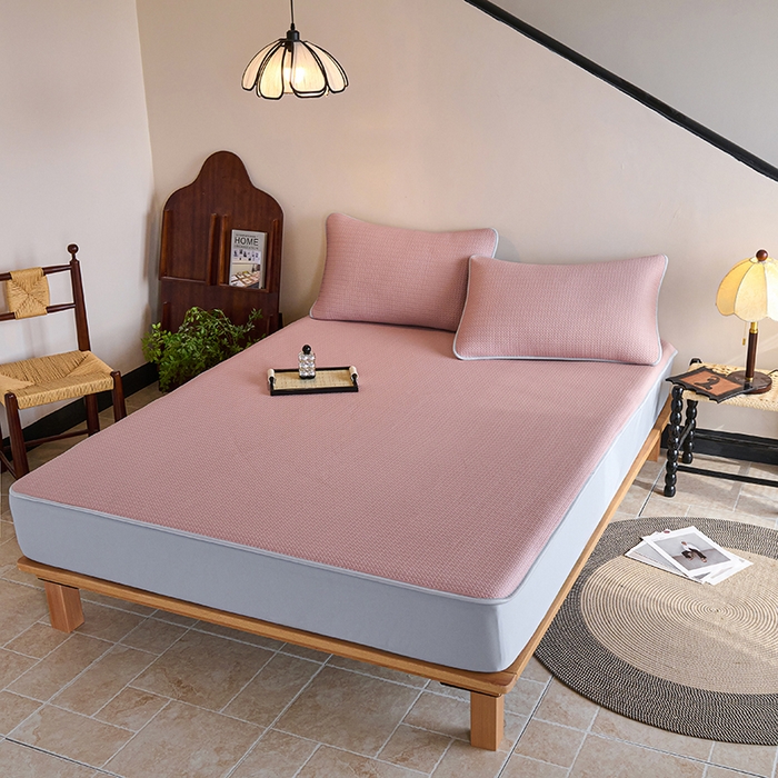 91家纺网 家纺一手货源 找家纺 （总）席之家 2025新款4D冰感泡泡凉席-暮光