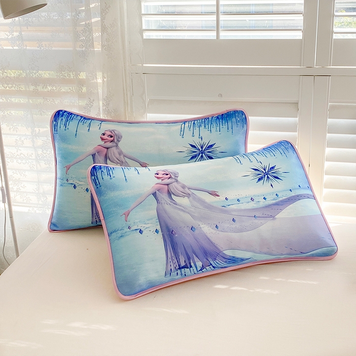 91家纺网 家纺一手货源 找家纺 ds生活馆 2026新款A类大版卡通凉感丝夏被 艾莎女王