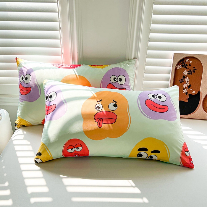 91家纺网 家纺一手货源 找家纺 好梦来家纺（原锦茂家纺） 2025新款印花凉感丝抗菌夏被 缤纷涂鸦