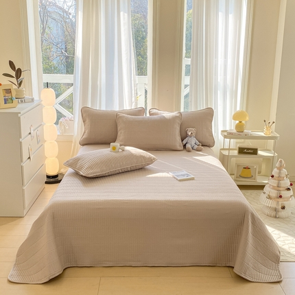 91家纺网 家纺一手货源 找家纺 （总）源舍家纺 2025新款亲肤舒适水洗棉夹棉单床盖