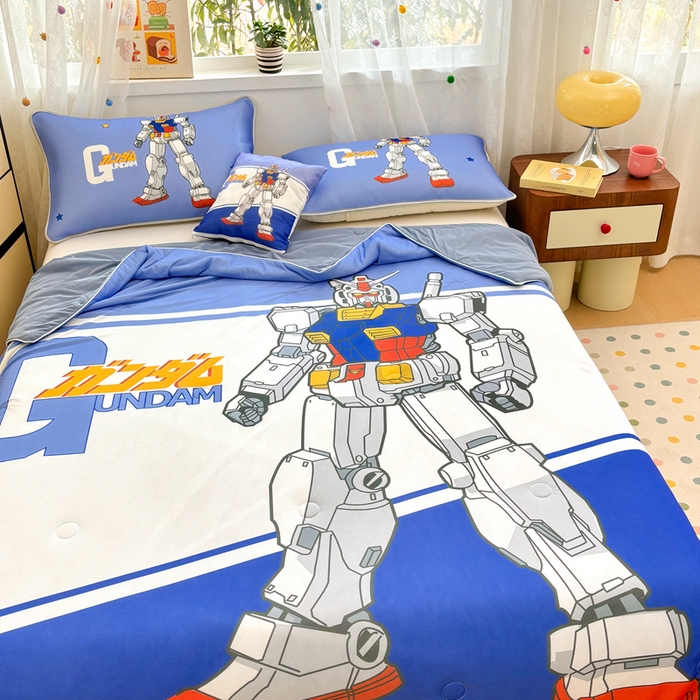 91家纺网 家纺一手货源 找家纺 ds生活馆 2026新款A类大版卡通凉感丝夏被 变形金刚