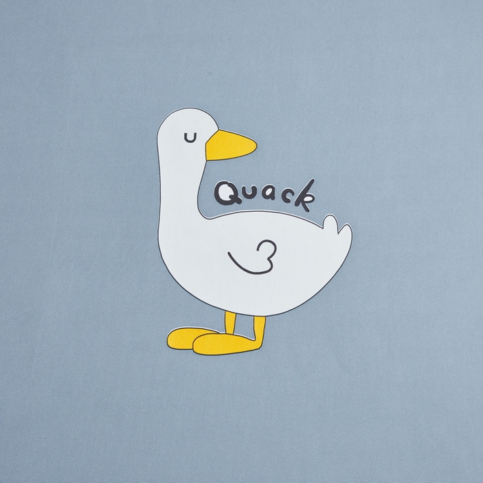 91家纺网 家纺一手货源 找家纺 2025春夏新款独家研发太空层凉感鸭冰丝烫画软凉席床笠款 凉感鸭-宾利蓝