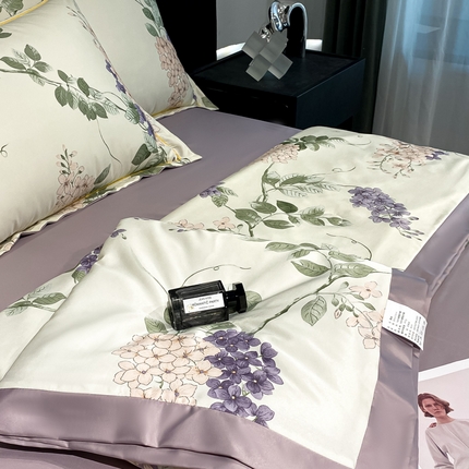 91家纺网 家纺一手货源 找家纺 （总）佳品居 2025新款直播水洗天丝夏被冰丝夏凉被空调被四件套