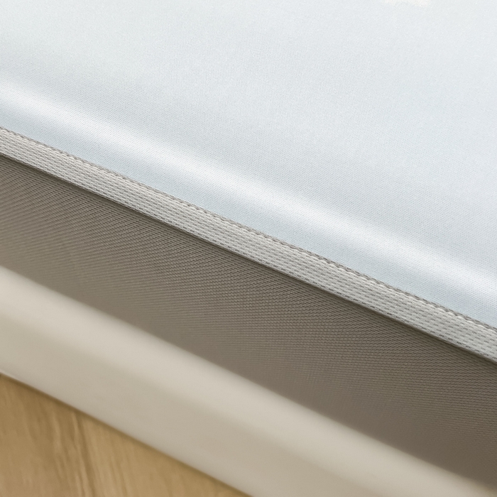 91家纺网 家纺一手货源 找家纺 2025春夏新款独家研发太空层凉感软席冰丝印花凉席床笠款 星辰