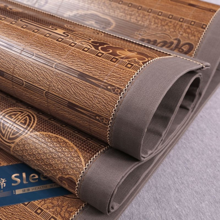 91家纺网 家纺一手货源 找家纺 （总）新月家纺（锦威郎） 2025新款高温烫化工艺竹席-中国风云