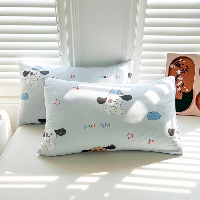 91家纺网 家纺一手货源 找家纺 好梦来家纺（原锦茂家纺） 2025新款印花凉感丝抗菌夏被 大耳狗