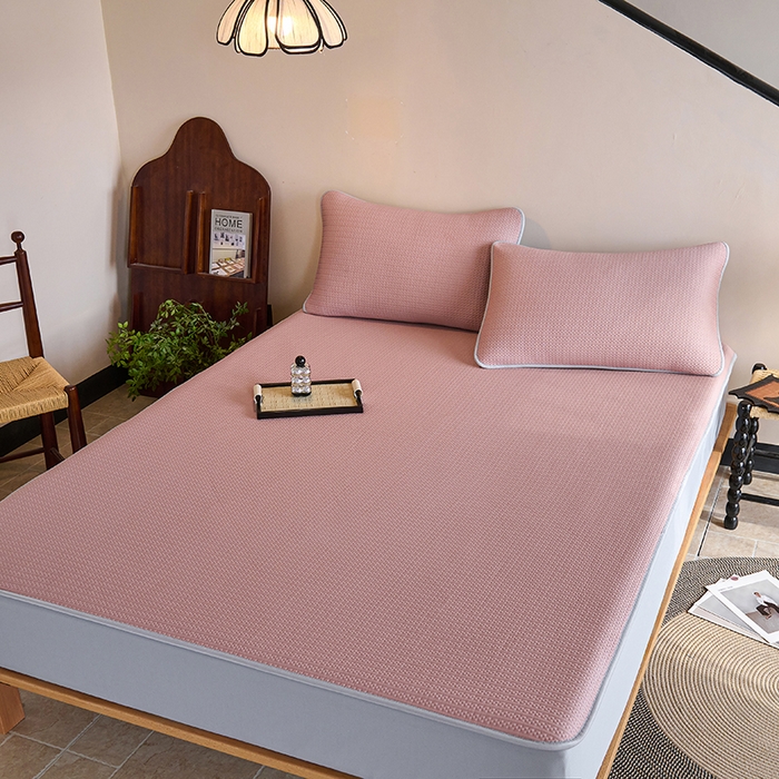 91家纺网 家纺一手货源 找家纺 （总）席之家 2025新款4D冰感泡泡凉席-暮光