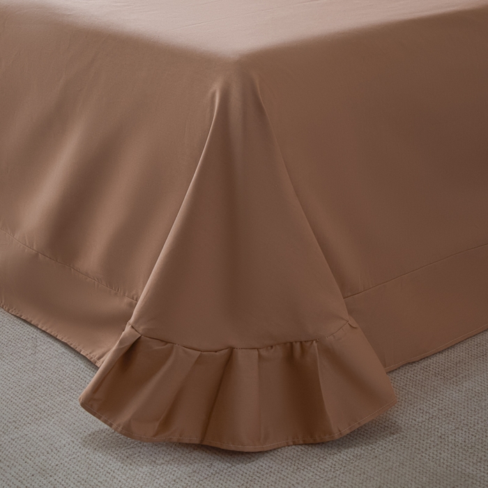 91家纺网 家纺一手货源 找家纺 （总）2025新款亲肤全棉三层纱提花四件套