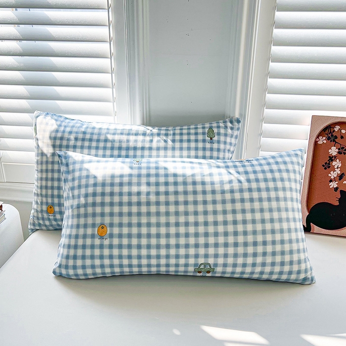 91家纺网 家纺一手货源 找家纺 好梦来家纺（原锦茂家纺） 2026新款印花凉感丝抗菌夏被 蓝格物语