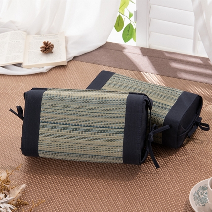 91家纺网 家纺一手货源 找家纺 （总）仁宇枕业 2025新款新品清爽夏凉透气吸湿排汗枕天然蔺草宫廷系列抱睡枕头枕芯-天然蔺草宫廷系列荞麦抱睡枕