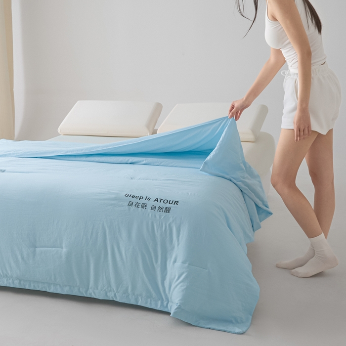 91家纺网 家纺一手货源 找家纺 （总）暖芯家纺 2025新款亚朵同款深睡Pro夏被自在眠自然醒