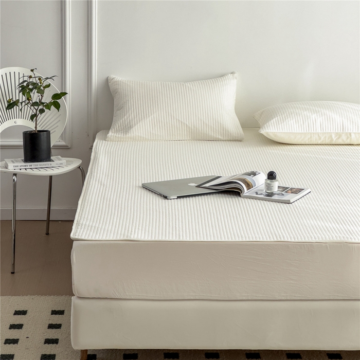 91家纺网 家纺一手货源 找家纺 （总）法芙娜家纺 全棉40S斜纹13372水洗棉密道床垫