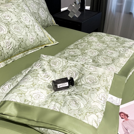 91家纺网 家纺一手货源 找家纺 （总）佳品居 2025新款直播水洗天丝夏被冰丝夏凉被空调被四件套