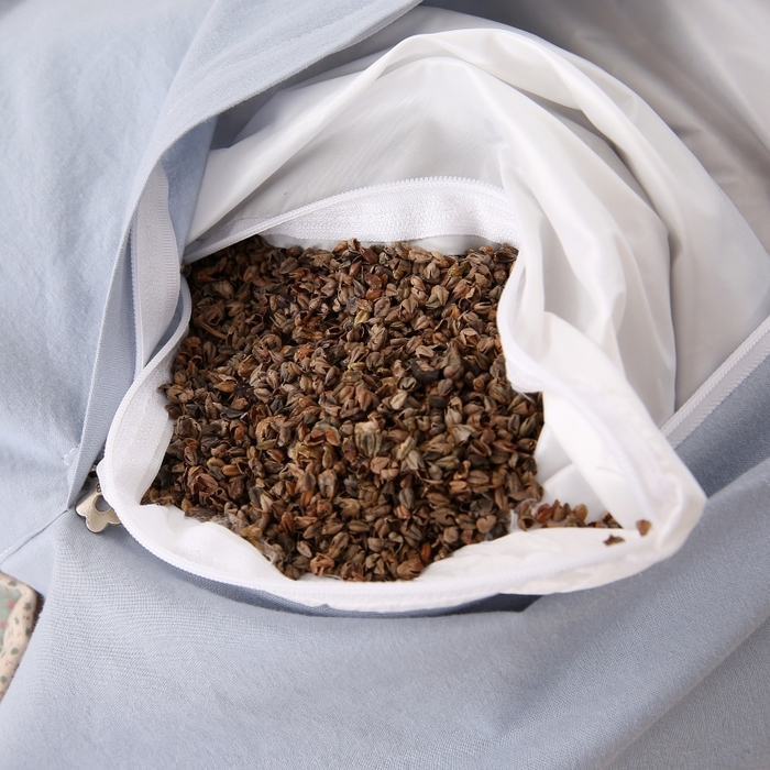 91家纺网 家纺一手货源 找家纺 珍贝家纺 2025新款A类全棉双层纱荞麦枕-蝶舞 蝶舞-绿色