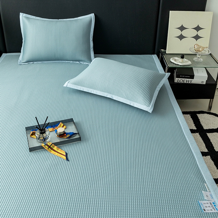 91家纺网 家纺一手货源 找家纺 （总）安哆啦家纺 2025新款480克高端PE冰豆豆软凉席