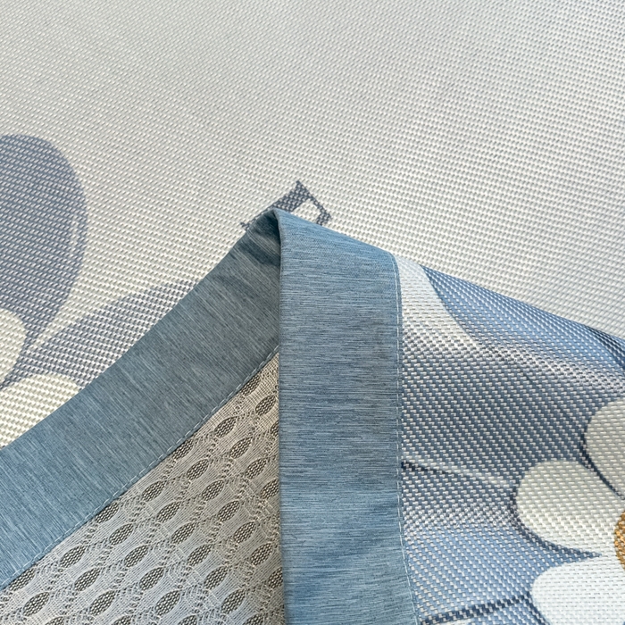 91家纺网 家纺一手货源 找家纺 席佬大 2025新款高克重卡通数码印花冰藤席床席床笠款 花语-平铺款