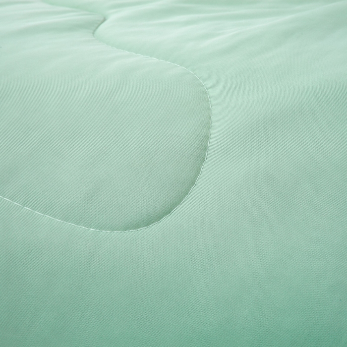 91家纺网 家纺一手货源 找家纺 好梦来家纺（原锦茂家纺） 2026新款印花凉感丝抗菌夏被 绿拼灰