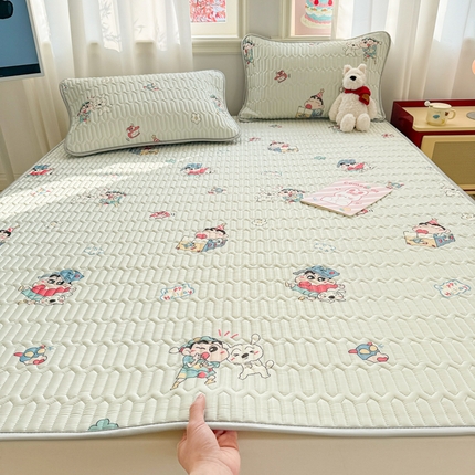 慕尚家纺 2025新款小清新凉感丝乳胶席 蜡笔小新