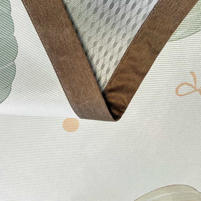 91家纺网 家纺一手货源 找家纺 席佬大 2025新款高克重卡通数码印花冰藤席床席床笠款 波点南瓜-平铺款